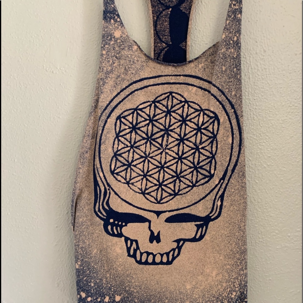 Grateful Dead- custom- cosmic stealie tank